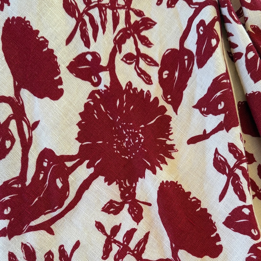 GAP Red and White A-Line Skirt - Picture 6 of 6